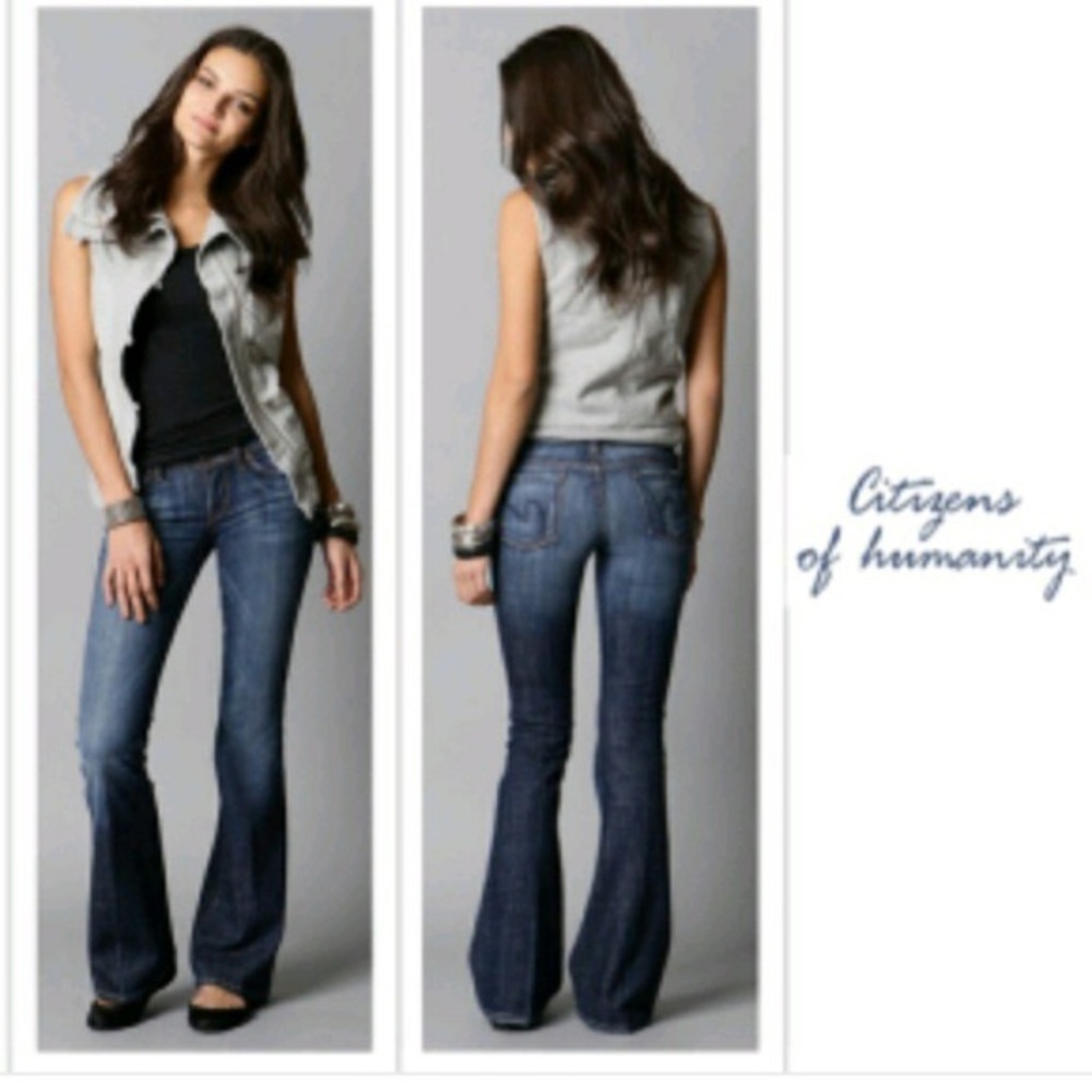 COH Ingrid Stretch 002 Low Rise Flair Y2K Jeans Size 28